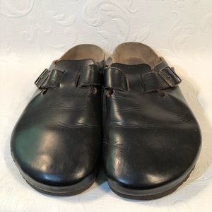 Birkenstock Dark Brown Leather Clogs Men’s Size 12